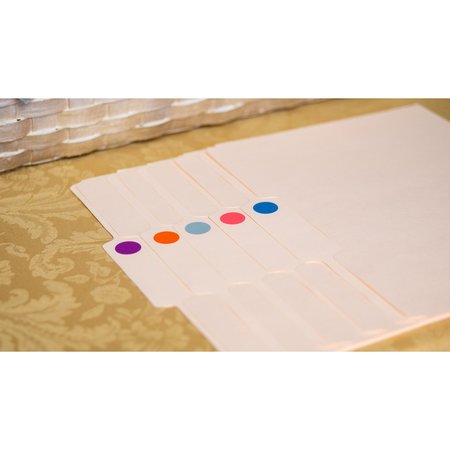 Sunburst Systems Labels Color Coding Orchid 1000 Dots 7062